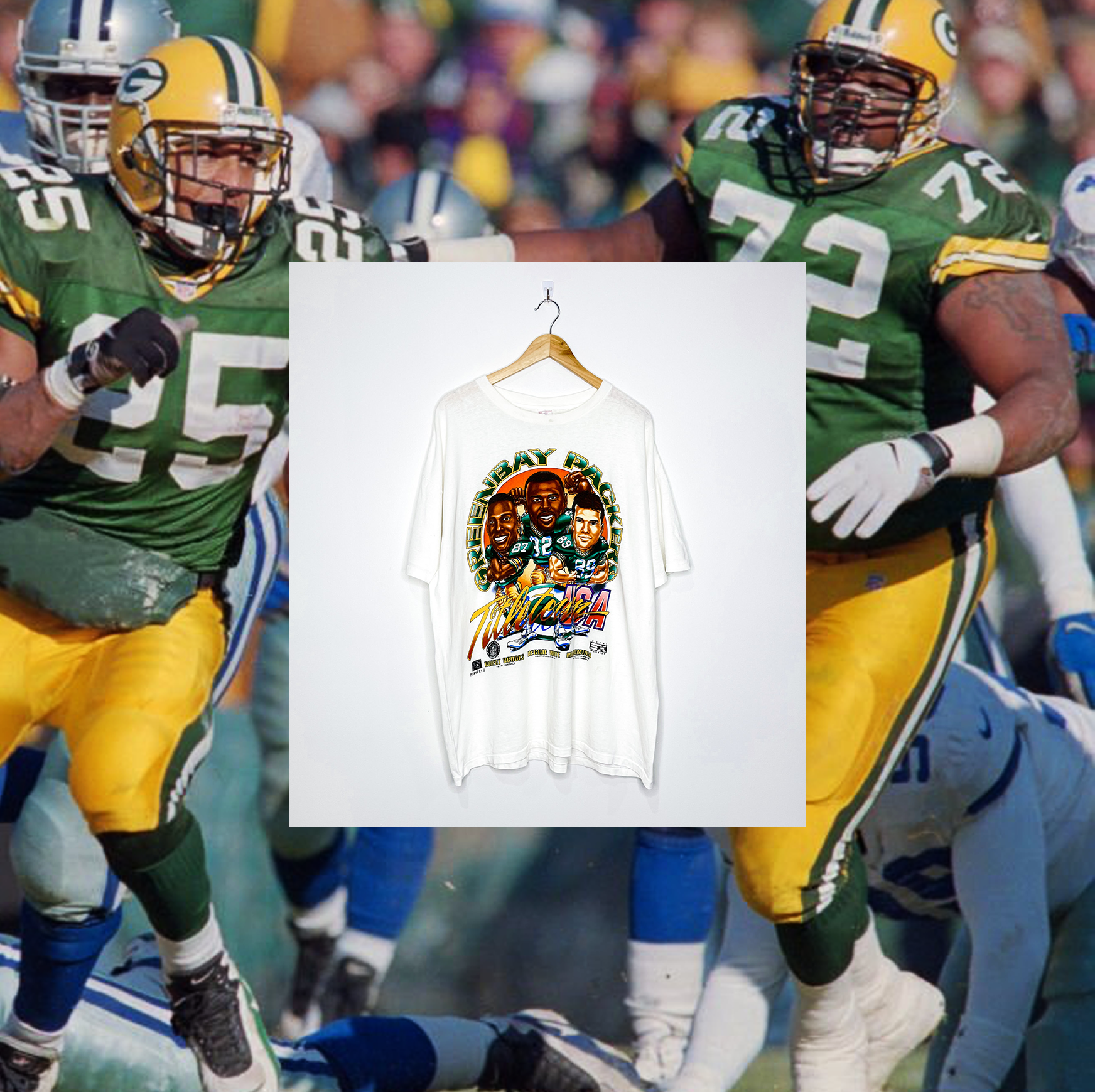 GREEN BAY PACKERS "Titletown USA" CARICATURE TEE