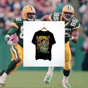 GREEN BAY PACKERS "Wolf Pack" CARICATURE TEE
