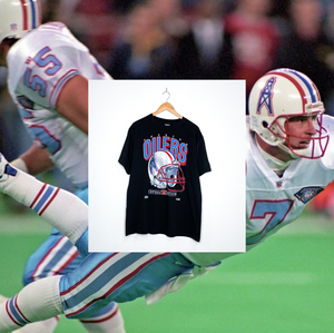 HOUSTON OILERS VINTAGE HELMET TEE