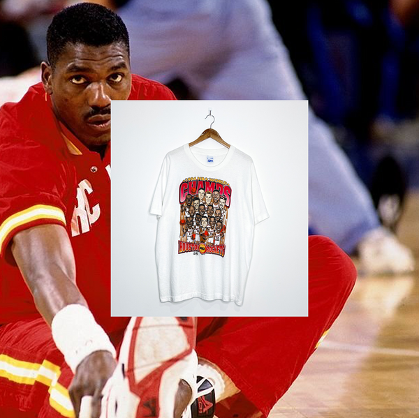 Vintage Houston Rockets Caricature T-shirt 1994 NBA Finals Basketball – For  All To Envy