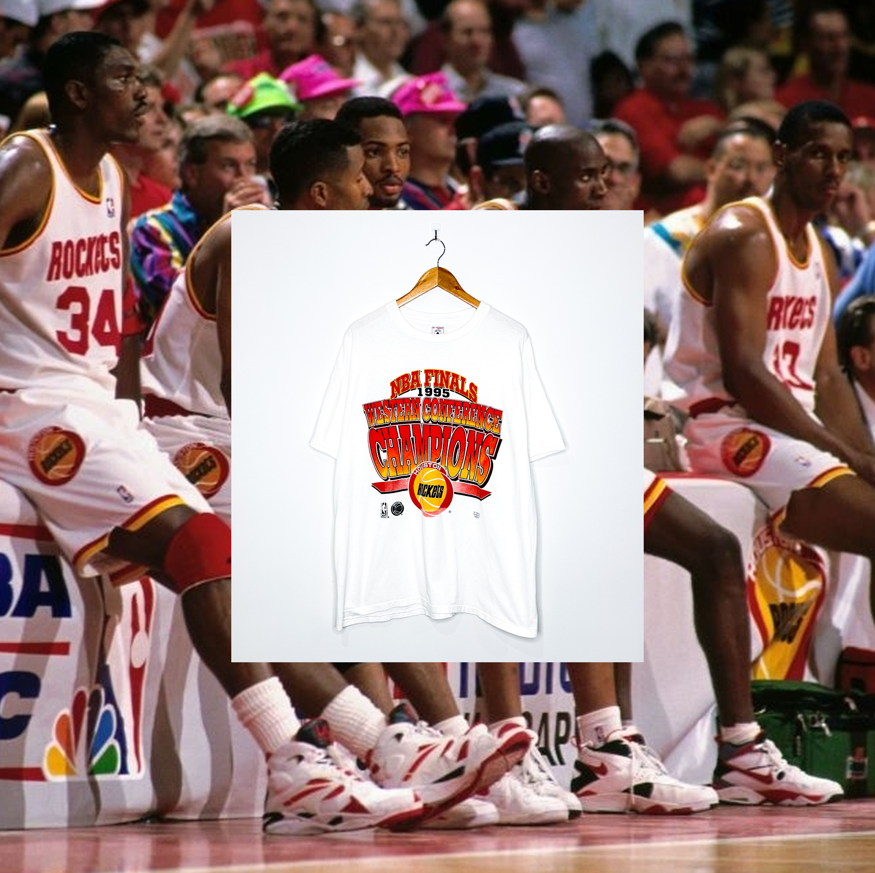 HOUSTON ROCKETS "1994 Western Conference Champions" VINTAGE TEE