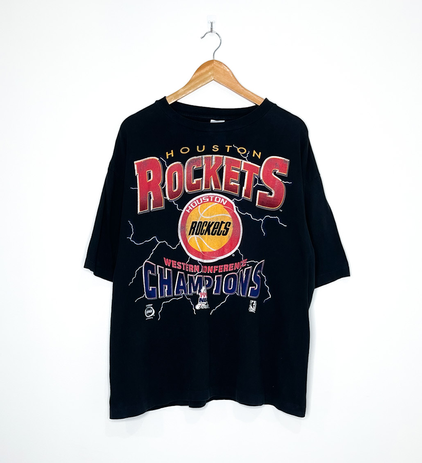 HOUSTON ROCKETS '1994 Western Conference Champions" VINTAGE LIGHTNING TEE