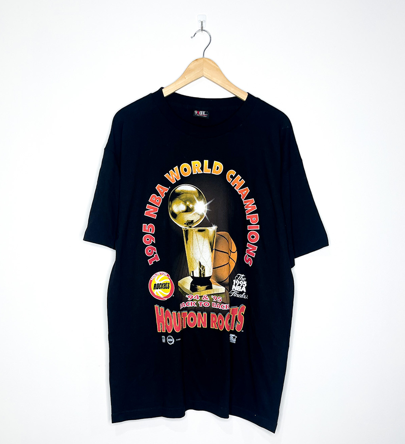 HOUSTON ROCKETS "1995 NBA Champions" VINTAGE TROPHY TEE