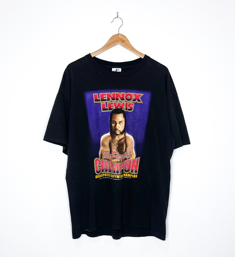 LENNOX LEWIS "Undisputed Heavyweight Champion" VINTAGE BOXING TEE