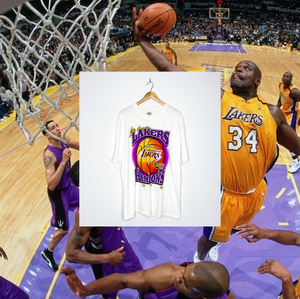 LOS ANGELES LAKERS "2000 NBA Champions" VINTAGE TEE