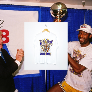 LOS ANGELES LAKERS "87-88 World Champs" CARICATURE TEE