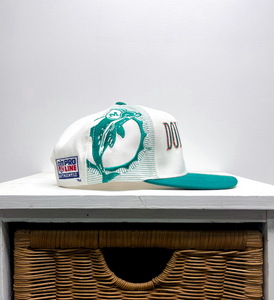 90's Miami Dolphins Sports Specialties Laser Shadow NFL Snapback