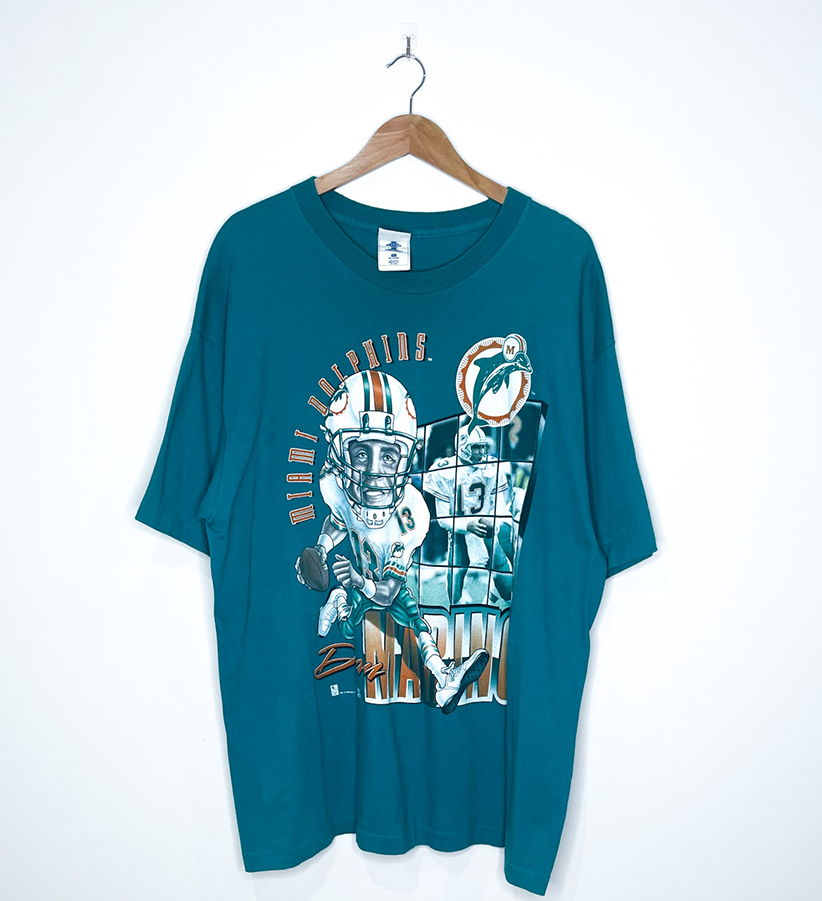 MIAMI DOLPHINS "Dan Marino" CARICATURE TEE