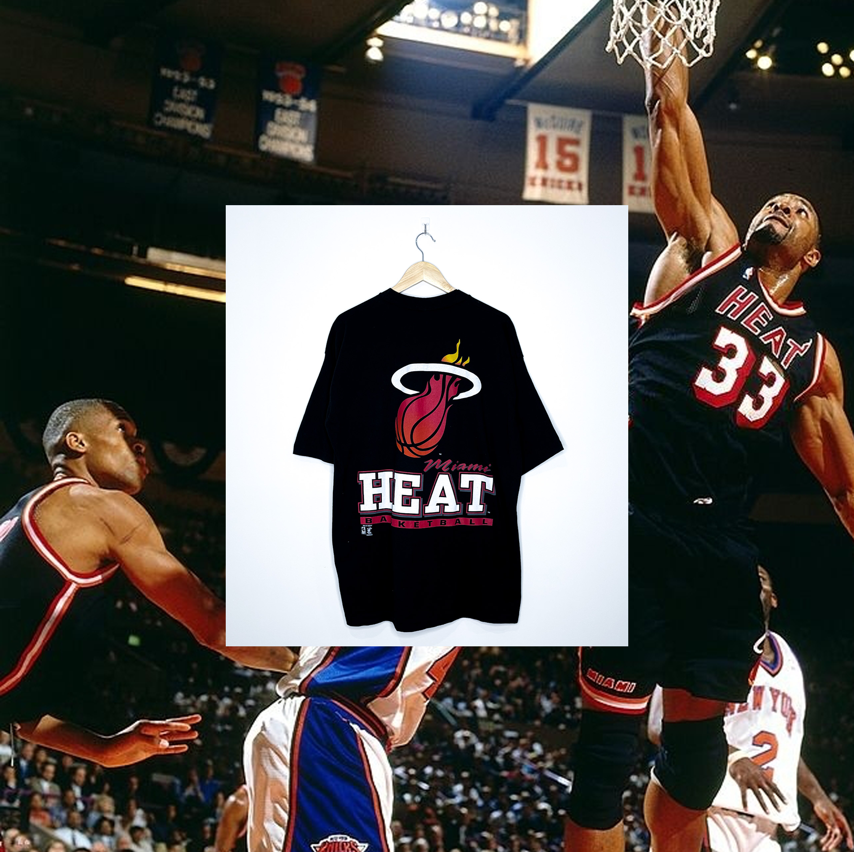MIAMI HEAT VINTAGE LOGO TEE