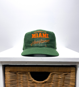 MIAMI HURRICANES VINTAGE SNAPBACK