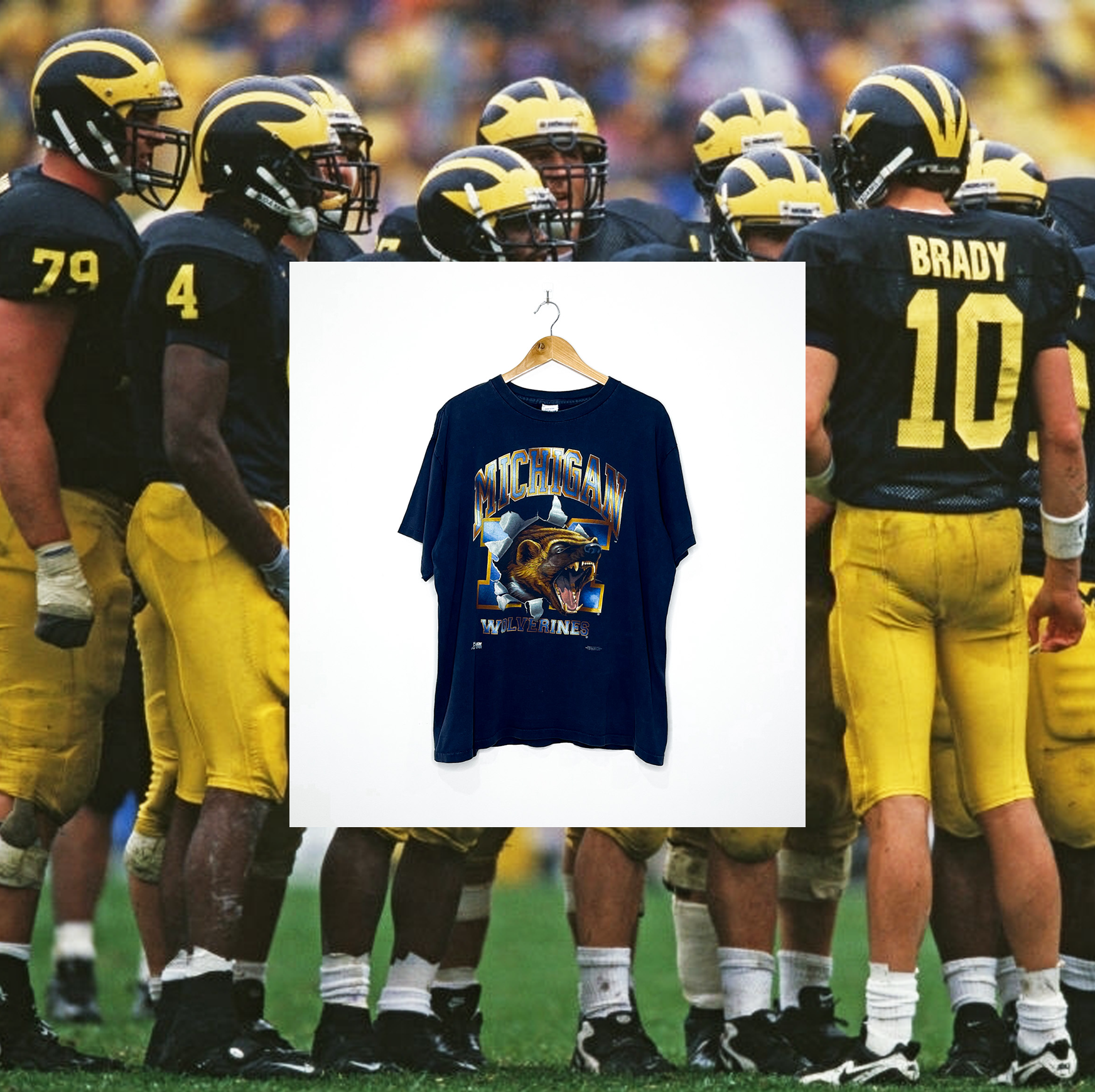 MICHIGAN WOLVERINES VINTAGE TEE