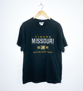 MISSOURI TIGERS EMBROIDERED VINTAGE TEE