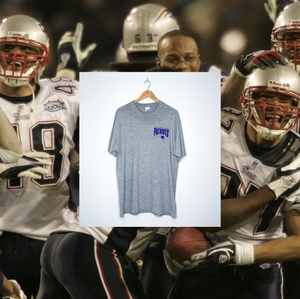 NEW ENGLAND PATRIOTS VINTAGE EMBROIDERED TEE