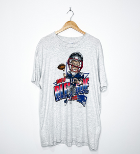 NEW ENGLAND PATRIOTS "Drew Bledsoe" CARICATURE TEE