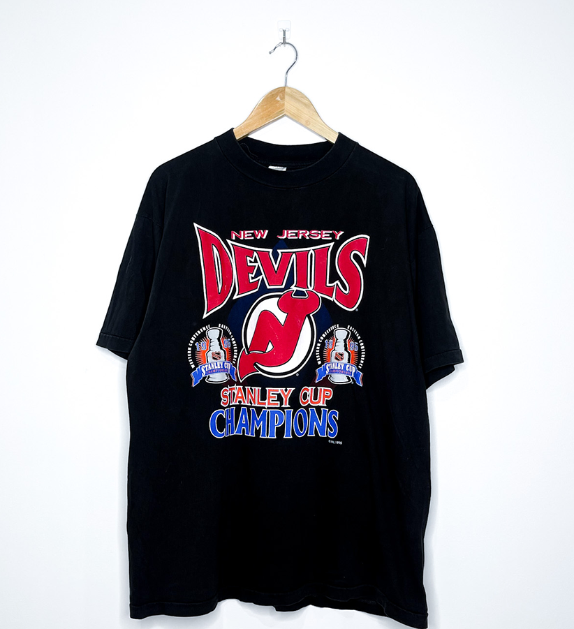 Vintage New Jersey Devils Clothing, Devils Retro Shirts, Vintage