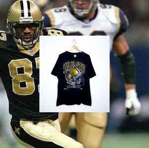NEW ORLEANS SAINTS VINTAGE HELMET TEE