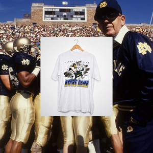 NOTRE DAME FIGHTING IRISH VINTAGE LOGO TEE