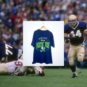 NOTRE DAME FIGHTING IRISH VINTAGE LOGO TEE