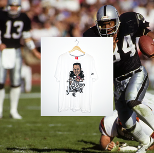 OAKLAND RAIDERS "Bo Jackson" CARICATURE TEE