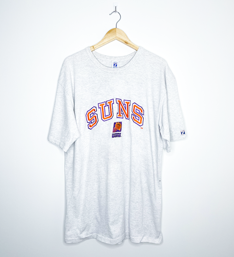 PHOENIX SUNS EMBROIDERED SPELLOUT TEE
