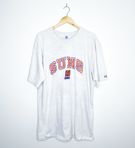 PHOENIX SUNS EMBROIDERED SPELLOUT TEE