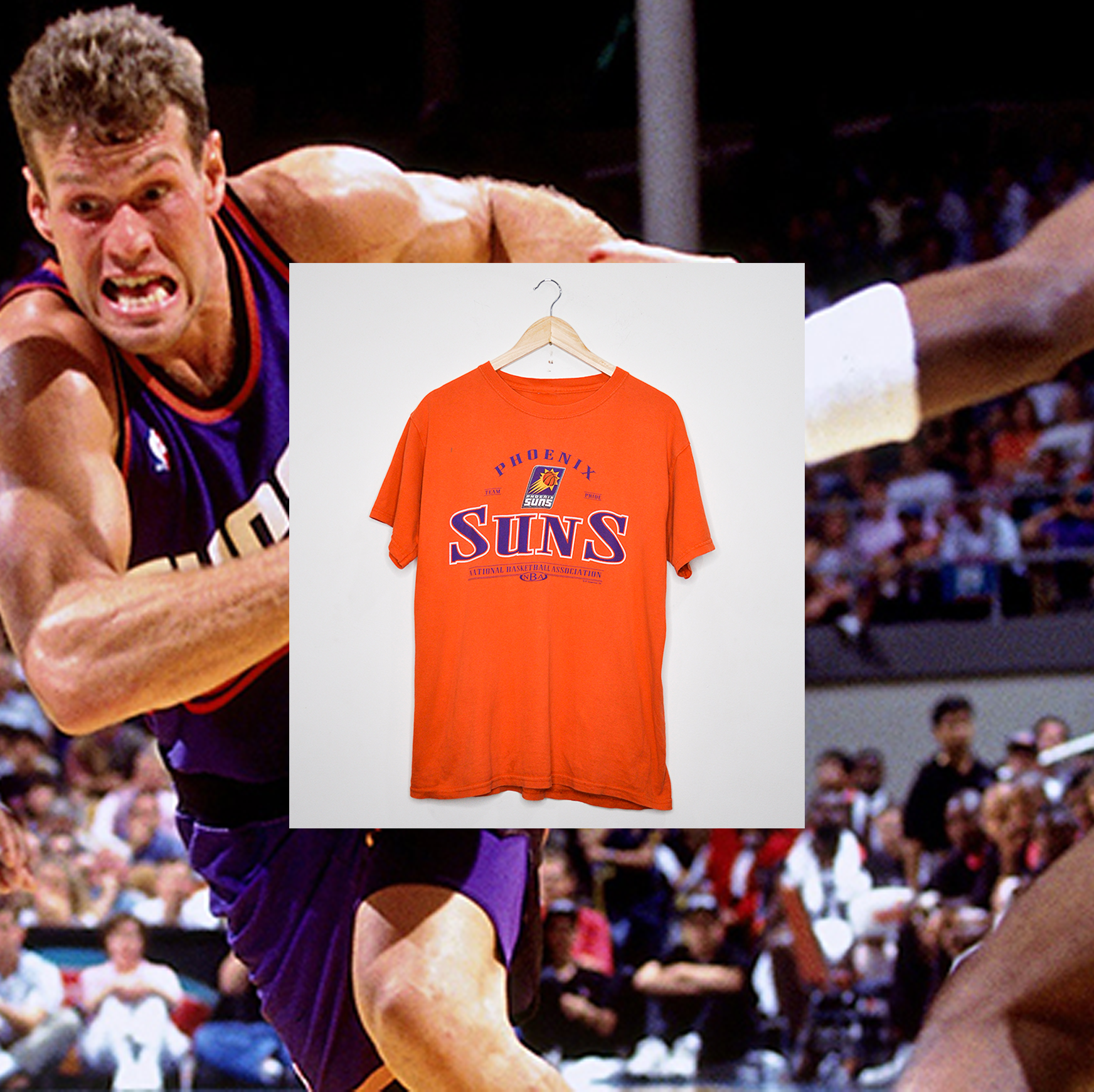 PHOENIX SUNS VINTAGE SPELLOUT TEE