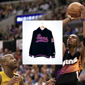 PHONENIX SUNS VINTAGE SPELLOUT HOODIE