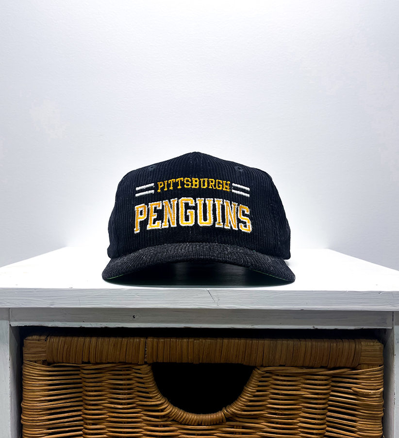 PITTSBURGH PENGUINS VINTAGE CORDUROY HAT