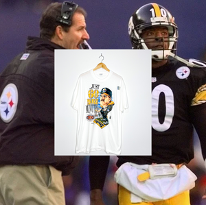 PITTSBURGH STEELERS "Just 60 More Minutes' CARICATURE TEE (Deadstock)