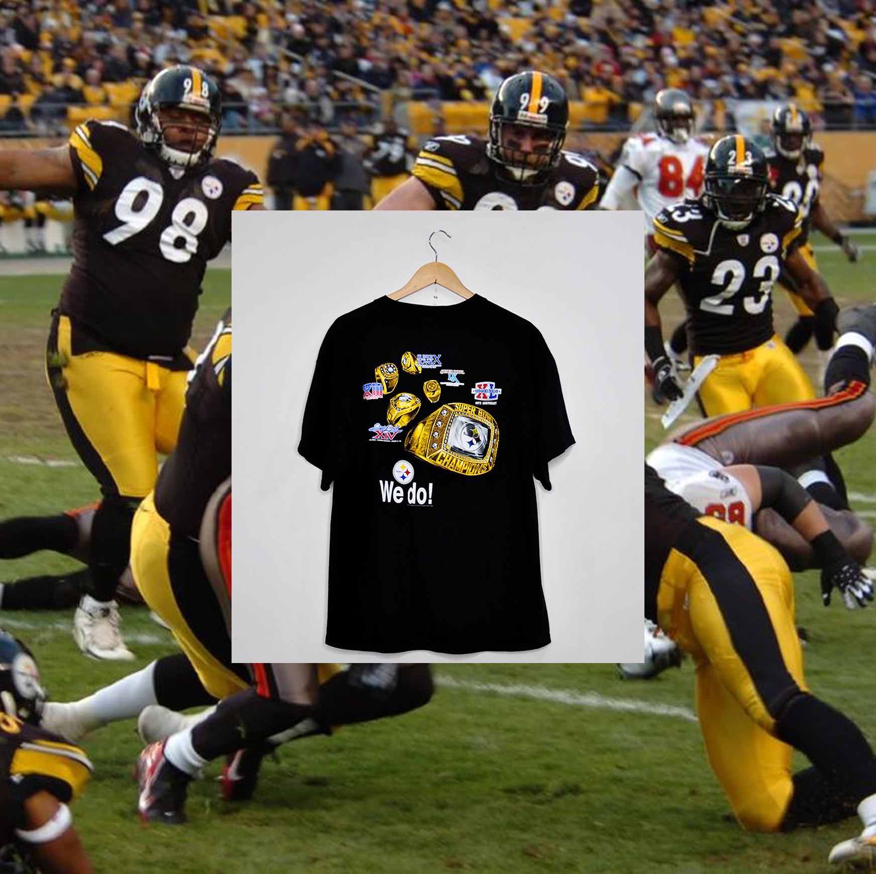 PITTSBURGH STEELERS "Got Rings? We Do!" RING TEE