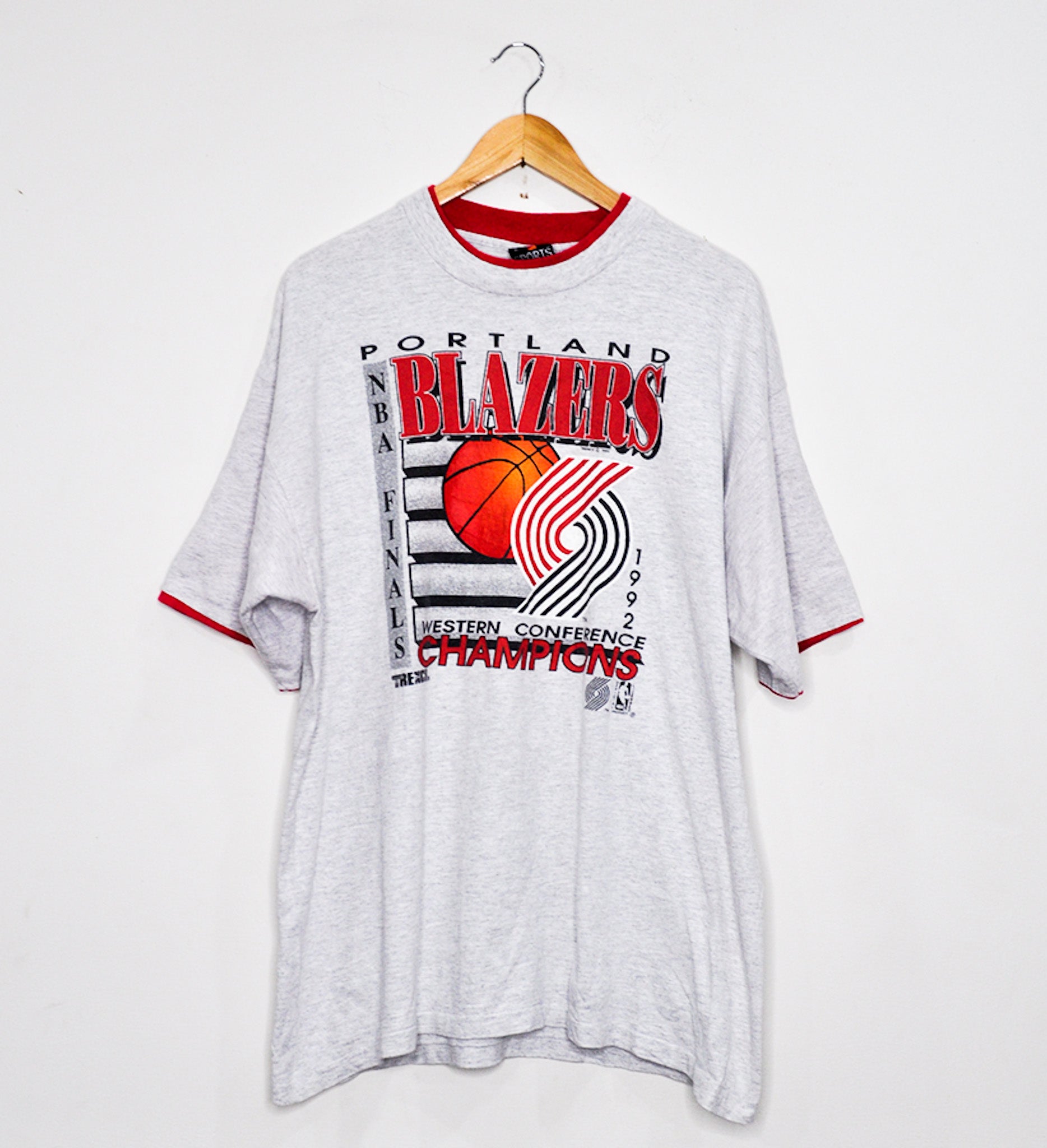 PORTLAND TRAIL BLAZERS "1992 Western Conference Champions" TEE