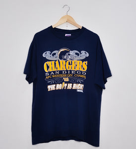 SAN DIEGO CHARGERS "1992 AFC Western Division Champions" TEE