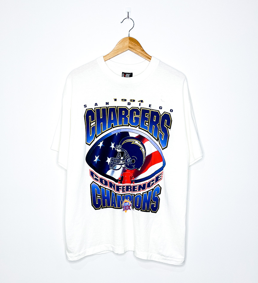 SAN DIEGO CHARGERS "1994 Conference Champions" VINTAGE TEE