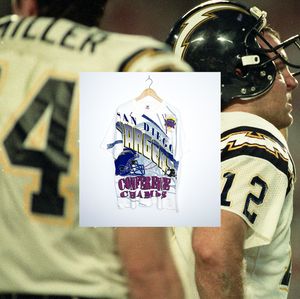 SAN DIEGO CHARGERS "Super Bowl XXIX Conference Champions" VINTAGE TEE
