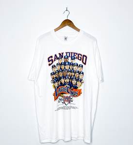 SAN DIEGO PADRES "1998 National League Champions" CARICATURE TEE