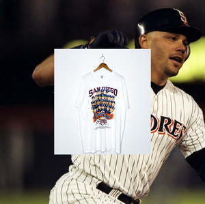 SAN DIEGO PADRES "1998 National League Champions" CARICATURE TEE