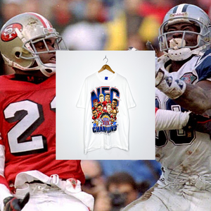 SAN FRANCISCO 49ERS "NFC Champions" CARICATURE TEE