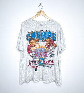SAN FRANSISCO 49ERS "1995 World Champs" CARICATURE TEE
