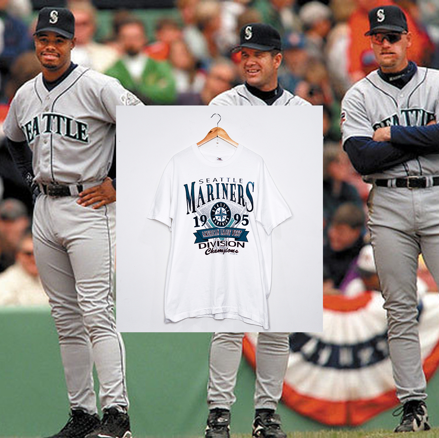 SEATTLE MARINERS "1995 American League West Division Champions" TEE