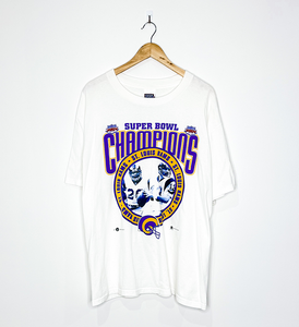 ST. LOUIS RAMS "Super Bowl XXIV Champions" VINTAGE TEE