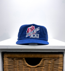 SUPER BOWL XXI VINTAGE SPORTS SPECIALTIES CORDUROY HAT