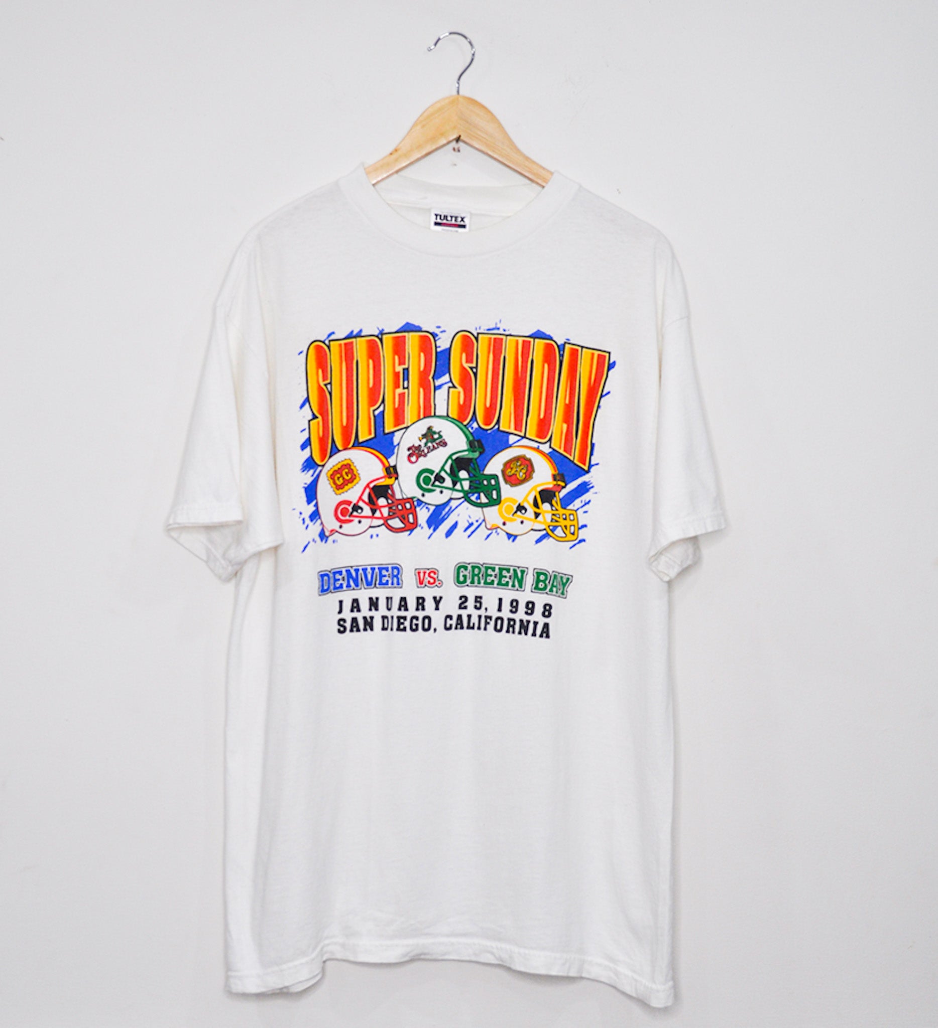 SUPER BOWL XXXII "Super Sunday" BOOTLEG TEE