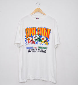 SUPER BOWL XXXII "Super Sunday" BOOTLEG TEE