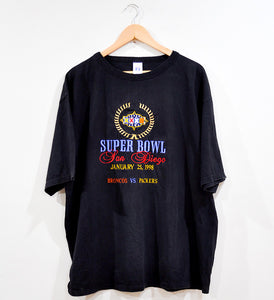 SUPER BOWL XXXII “Broncos vs Packers” EMBROIDERED TEE