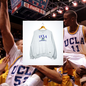 UCLA BRUINS EMBROIDED VINTAGE CREWNECK