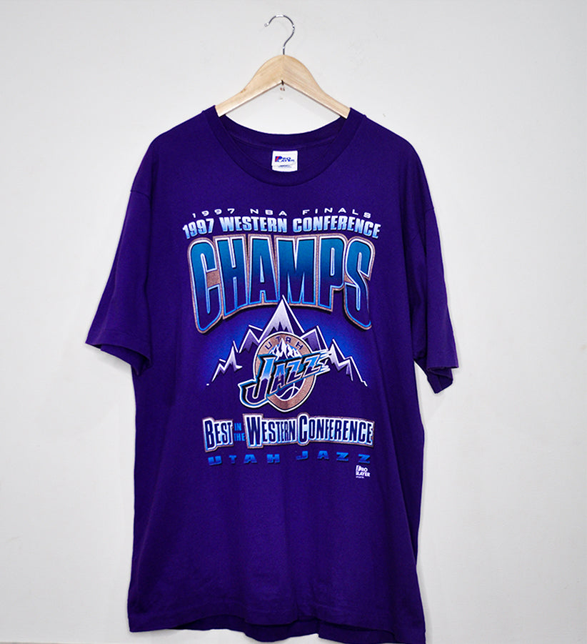 UTAH JAZZ "1997 Westeren Conference Champs" TEE