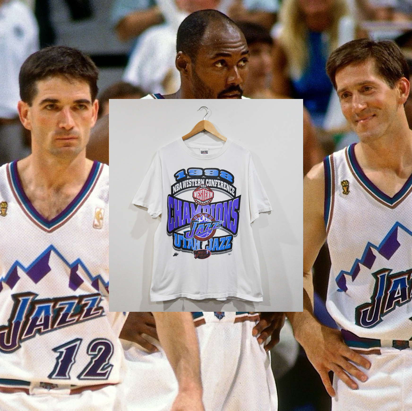 UTAH JAZZ "1998 NBA Western Conference Champions" TEE