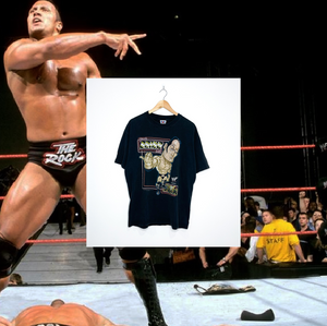 WWF THE ROCK "Just Bring It" VINTAGE CARICATURE TEE